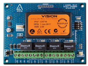 Επέκταση LAN 4 Εξόδων Relay CM710 vision-x